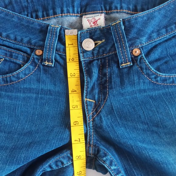 True Religion Julie Low rise straight leg dark wash Jeans Size 29 - Picture 8 of 10